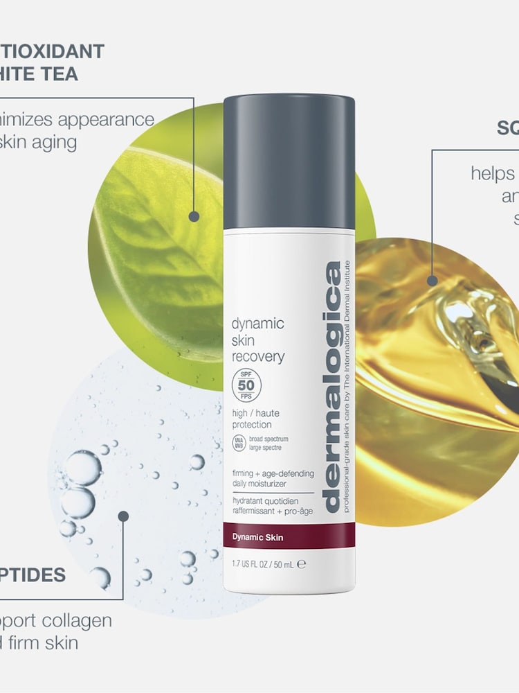 Dermalogica Dynamic Skin Recovery Moisturiser SPF 50 50ml - Image 4 of 4 Dermalogica Dynamic Skin Recovery Moisturiser SPF 50 50ml - Image 4 of 4