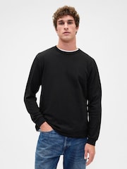 Juoda - Gap Long Sleeve T-Shirt - 1 paveikslėlis iš 3