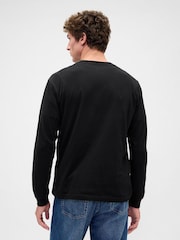 Juoda - Gap Long Sleeve T-Shirt - 2 paveikslėlis iš 3