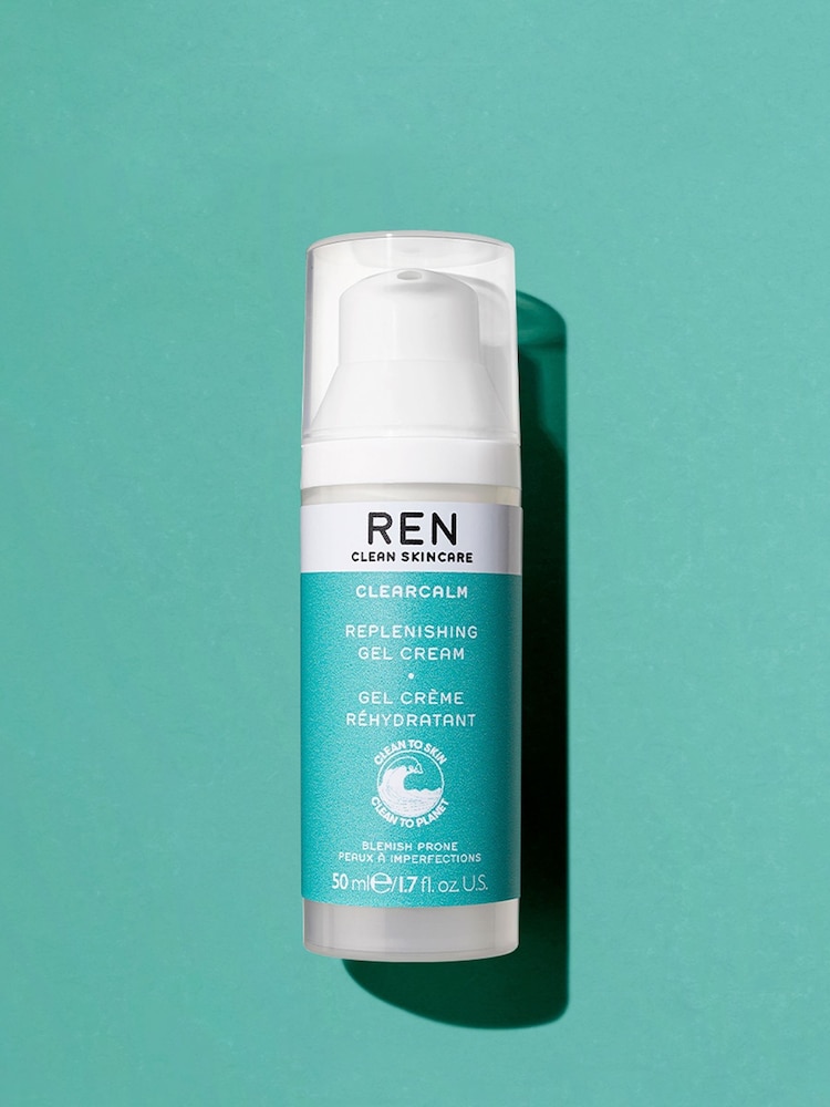 REN Clearcalm 3 Replenishing Gel Cream 50ml - Image 2 of 4 REN Clearcalm 3 Replenishing Gel Cream 50ml - Image 2 of 4