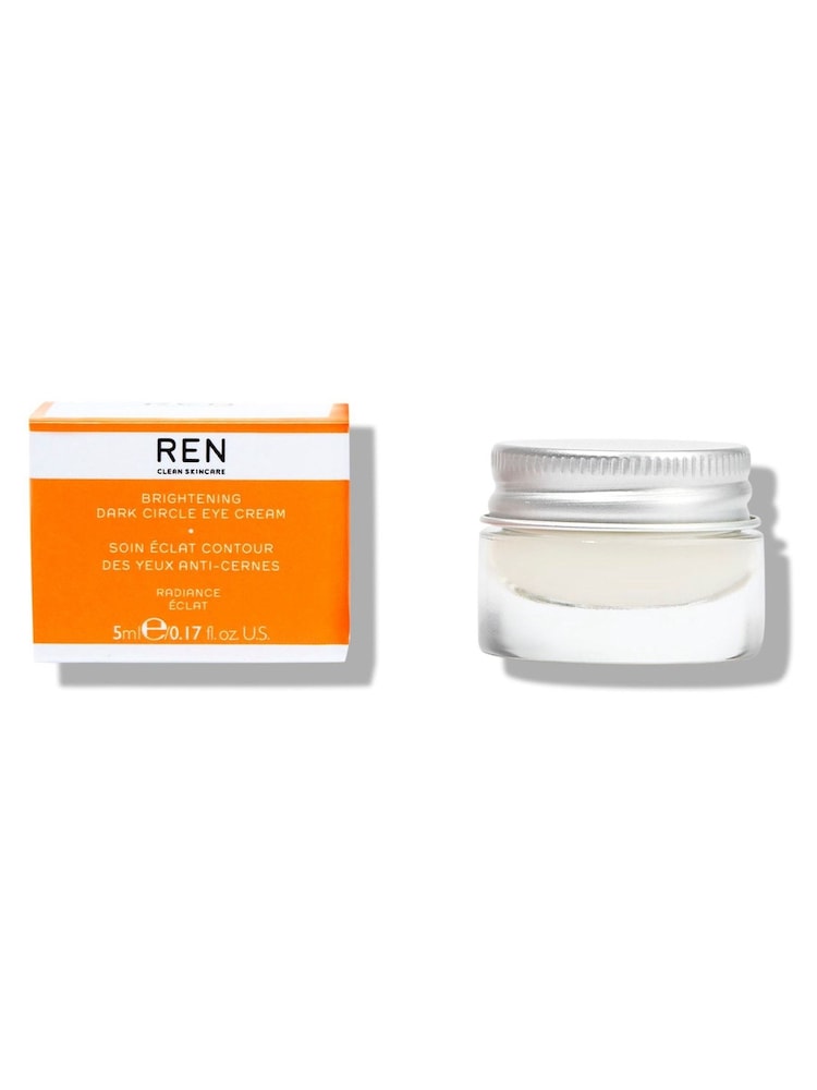 REN Brightening Dark Circle Eye Travel Cream 5ml - Image 1 of 5 REN Brightening Dark Circle Eye Travel Cream 5ml - Image 1 of 5