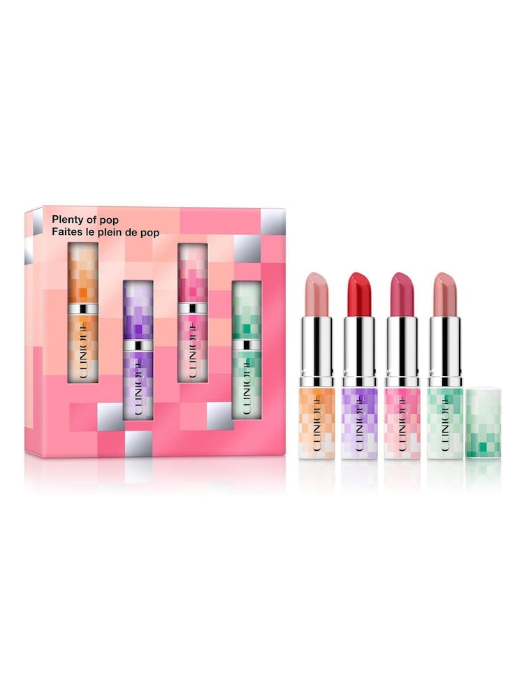 Clinique Plenty of Pop Lipstick Gift Set (Worth £101.33) - Image 1 of 5