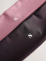 self. Chocolate Brown / Pink Headbands 2 Pack - Image 4 of 4