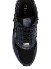 Lotus Blue Casual Side Zip Trainers - Image 4 of 4