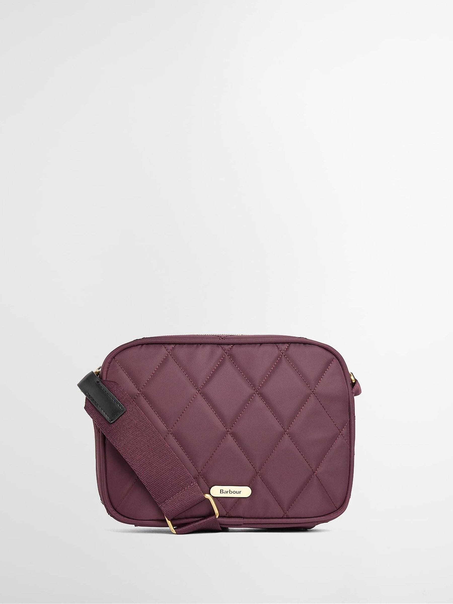 Barbour Quilted Crossbody Bag - Fig - Image 5