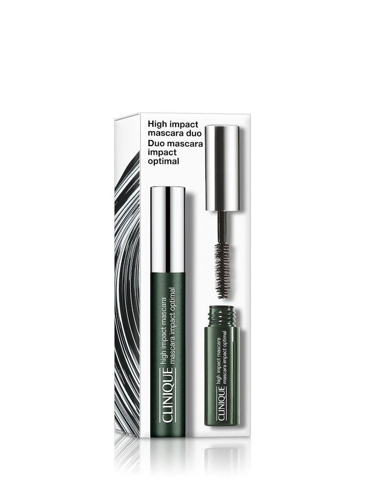 Clinique High Impact Mascara Duo Gift Set (Worth over £39) - Image 1 of 5 Clinique High Impact Mascara Duo Gift Set (Worth over £39) - Image 1 of 5