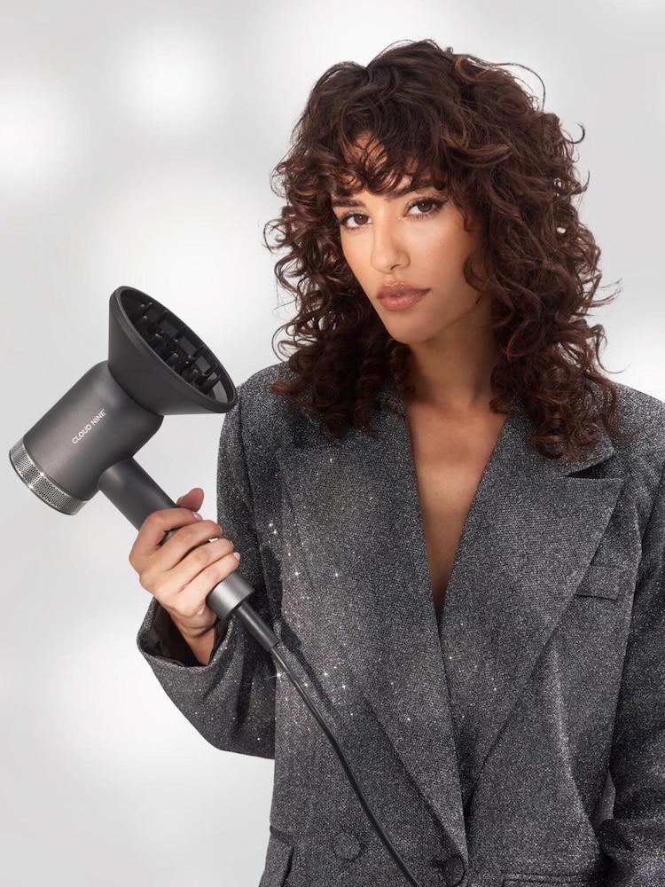 CLOUD NINE Starlight Grey The Airshot Pro Starlight Collection Hair Dryer - Image 2 of 5
