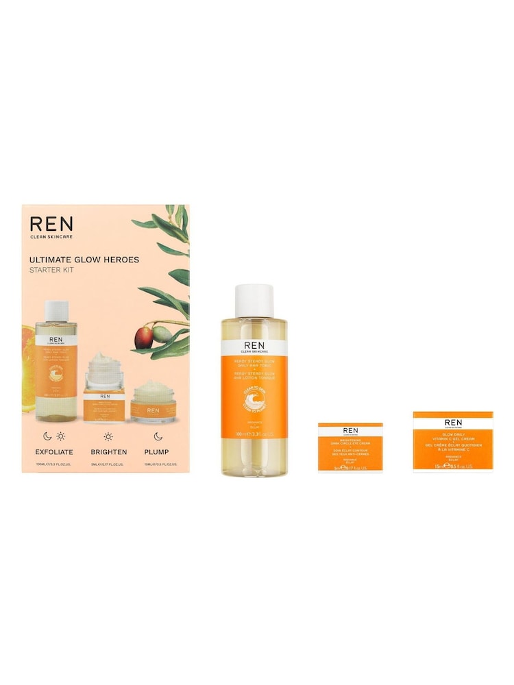 REN Ultimate Glow Heroes Starter Kit (Worth £48) - Image 1 of 4
