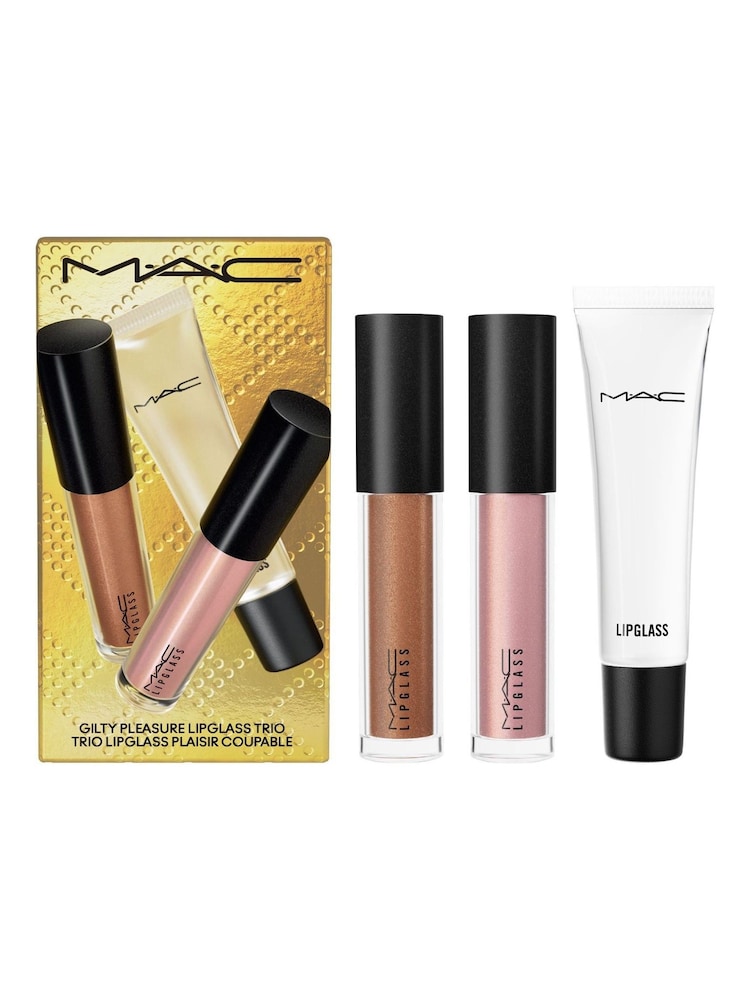 MAC Gilty Pleasure Lipglass Trio (Worth £66) - Image 1 of 3