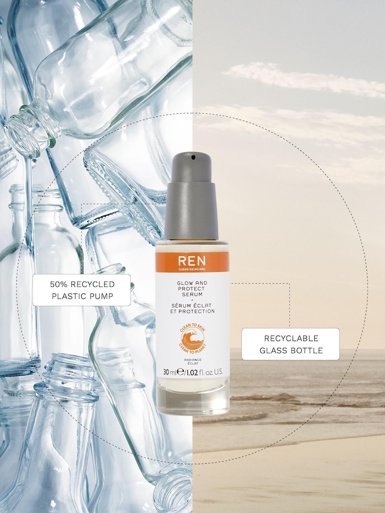 REN Glow and Protect Serum 30ml - Image 5 of 5