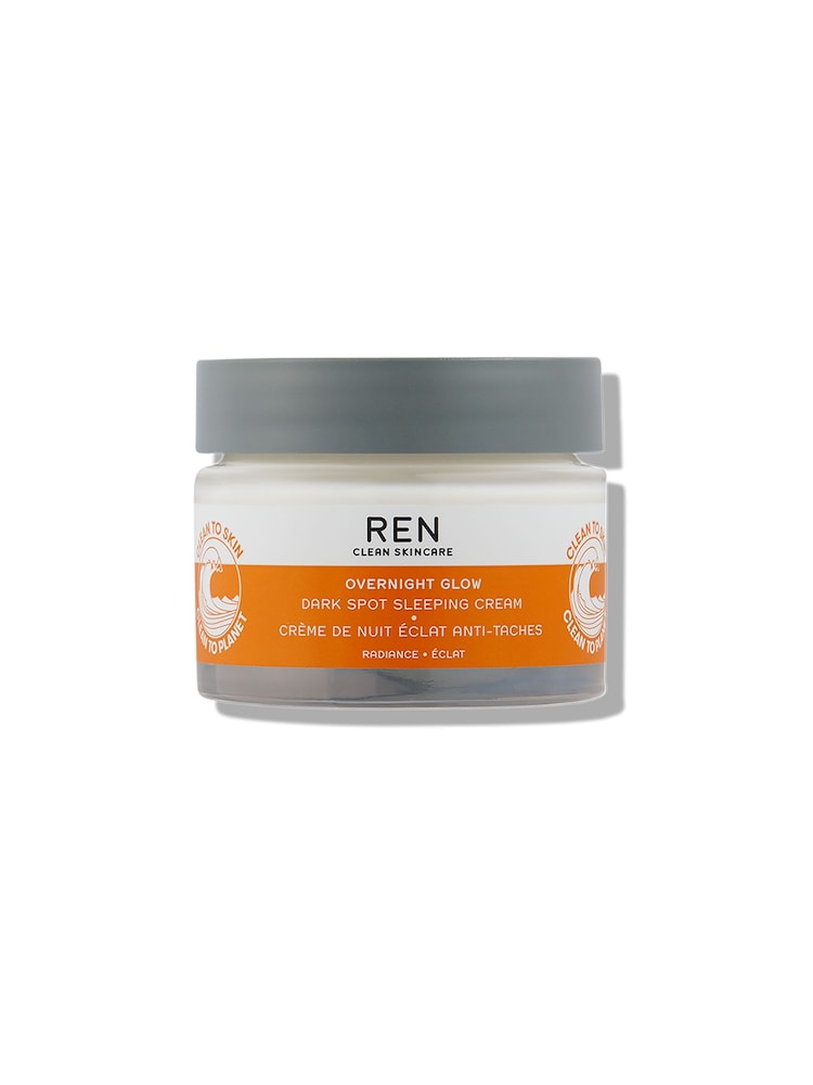 REN Overnight Glow Dark Spot Sleeping Cream 50ml - Image 1 of 6