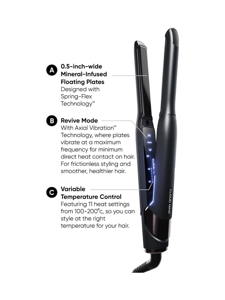 CLOUD NINE The Slim Iron Black Hair Straightener - Image 5 of 5
