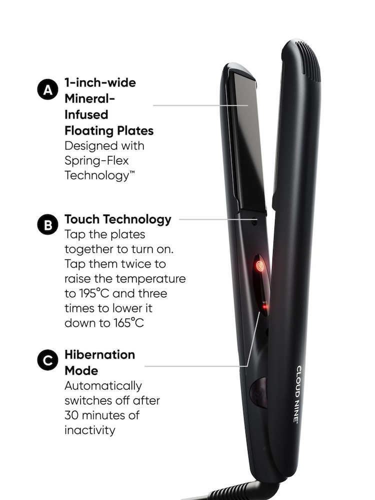 CLOUD NINE The Touch Iron Black Hair Straightener - Image 5 of 5