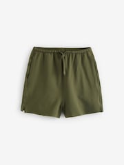 Forest Green Seer Sucker Lightweight Shorts - Image 5 of 9