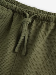 Forest Green Seer Sucker Lightweight Shorts - Image 6 of 9