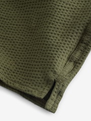 Forest Green Seer Sucker Lightweight Shorts - Image 8 of 9