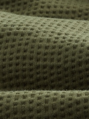 Forest Green Seer Sucker Lightweight Shorts - Image 9 of 9