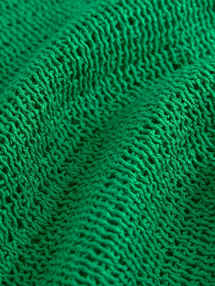 Green Crochet Shell Tank Top - Image 6 of 7