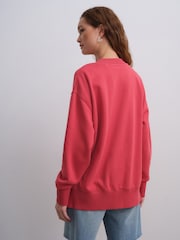 Rouge - Sweat long décontracté Essentials - Image 3 de 7