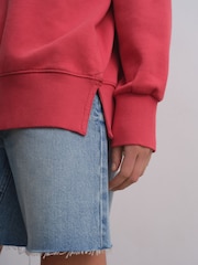 Rouge - Sweat long décontracté Essentials - Image 4 de 7