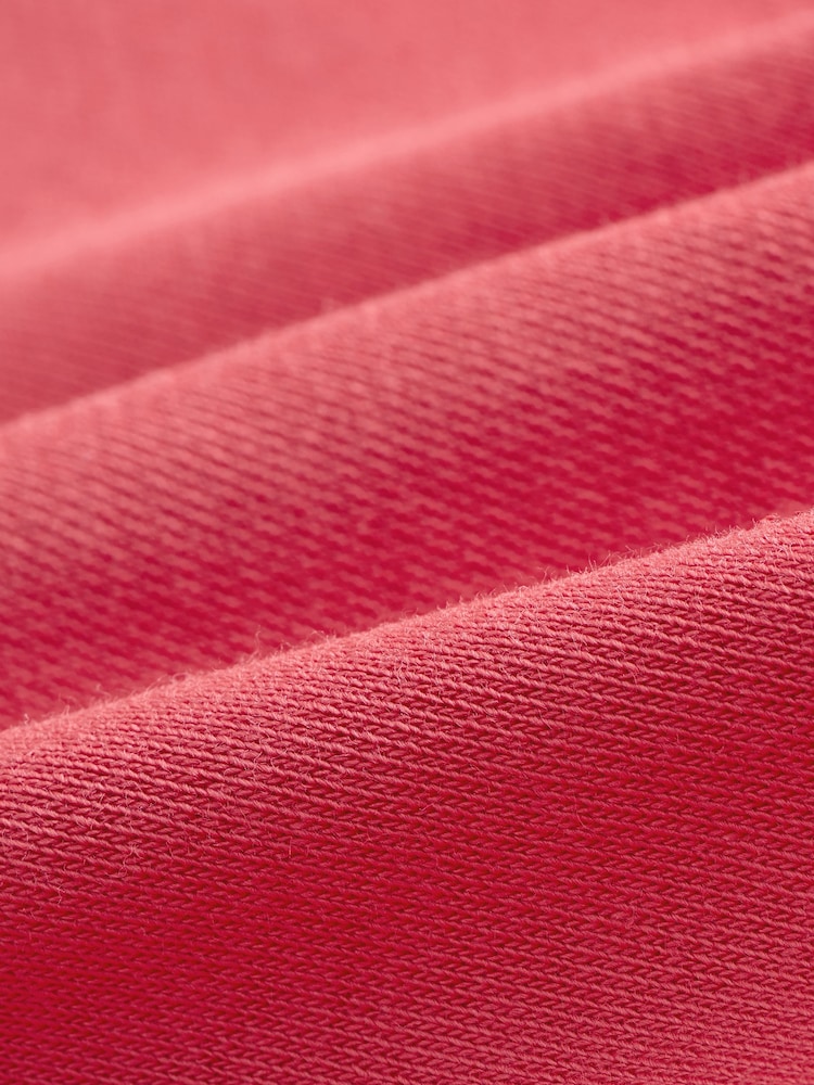 Red Relaxed Fit Essentials Longline Sweatshirt - Image 6 of 7
