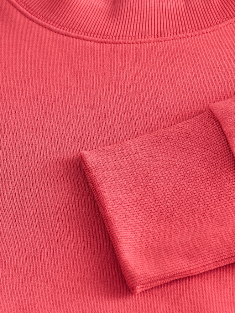 Rouge - Sweat long décontracté Essentials - Image 7 de 7