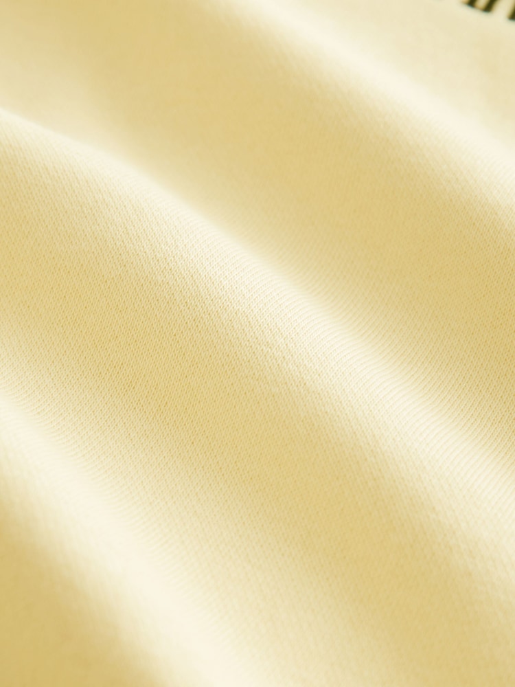 Buttermilk Yellow Boucle Amalfi City Graphic Sweat Top - Image 7 of 7