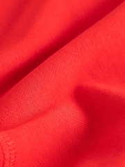 Rot - Shorts mit offenem Saum mit Grafik LA 1990 - Bild 6 von 7