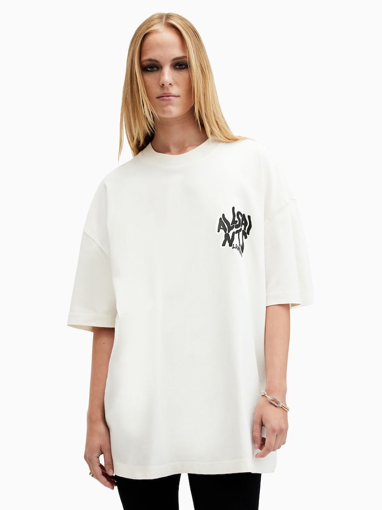 Camiseta AllSaints Orlando Etta de cuello redondo - Imagen 1 de 8