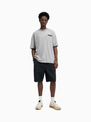 AllSaints Grey Redact Shortsleeve Crew Neck T-Shirt - Image 6 of 7