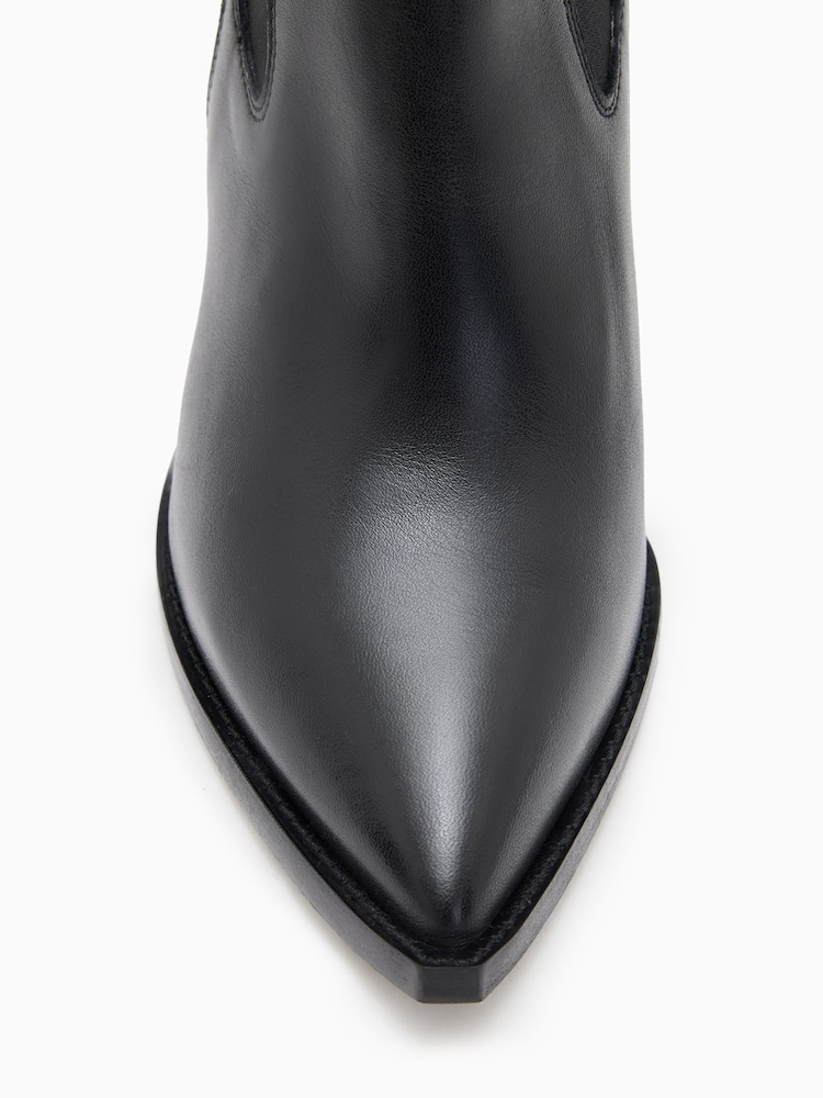 AllSaints Black Ria Boots - Image 2 of 5