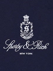 Sporty & Rich Blue Vendome Embroidered Joggers - Image 10 of 10