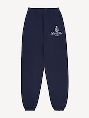 Sporty & Rich Blue Vendome Embroidered Joggers - Image 8 of 10