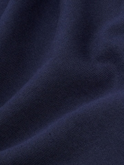 Sporty & Rich Blue Vendome Embroidered Quarter Zip Sweatshirt - Image 9 of 9