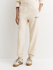 Sporty & Rich Cream Wellness Club MC Embroidered Joggers - Image 3 of 5