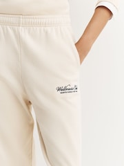 Sporty & Rich Cream Wellness Club MC Embroidered Joggers - Image 5 of 5