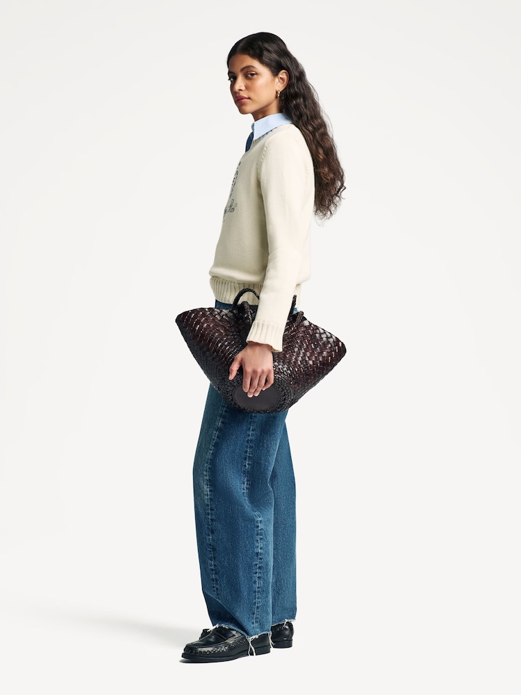 Sporty & Rich Cream Vendome Knitted Sweater - Image 4 of 4