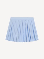Sporty & Rich Blue Serif Logo Anae Skirt - Image 1 of 2