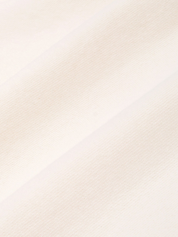 Sporty & Rich Cream Wellness Club MC Emboirdered Crewneck Sweat Top - Image 3 of 3