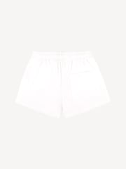 Sporty & Rich White H&W Crest Embroidered Disco Shorts - Image 2 of 3