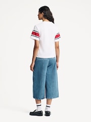 Sporty & Rich White Wellness 94 Rugby T-Shirt - Image 4 of 9