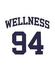 Sporty & Rich White Wellness 94 Rugby T-Shirt - Image 8 of 9