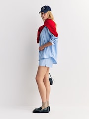 Sporty & Rich Blue SRC Oversized Shirt - Image 4 of 8