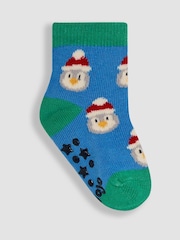 JoJo Maman Bébé Multi Christmas Socks 3 Pack - Image 3 of 5