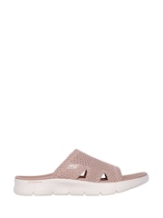 Skechers Pink Go Walk Flex Sandals Elation - Image 1 of 3