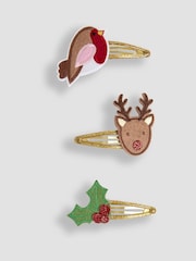 Več - JoJo Maman Bébé Christmas Clips 3 Pack - Slika 2 iz 3