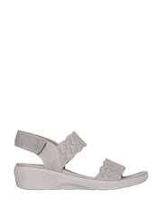Skechers Grey Arya On The Rise Sandals - Image 1 of 3