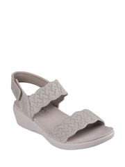 Skechers Grey Arya On The Rise Sandals - Image 2 of 3
