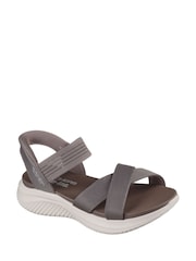 Skechers Grey Ultra Flex 3.0 Never Better Sandals - Image 2 of 3