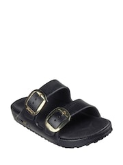 Skechers Black Arch Fit Cali Breeze 2.0 Gold Star Sandals - Image 2 of 3